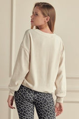 Ivy Relaxed Ribbed Corduroy Top