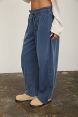 Jillian Wide Leg Drawstring Sweatpants