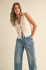 Tanner Tied Front Vest