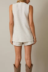 Callie V-Neck Sleeveless Top