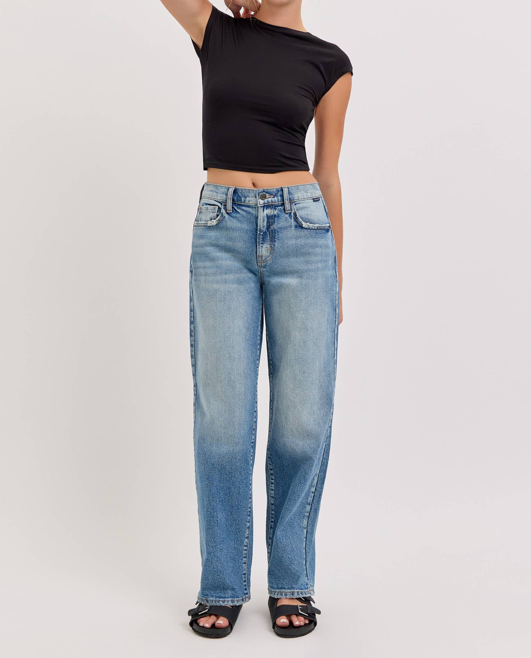 Maggie Mid Rise Baggy Dad Jean