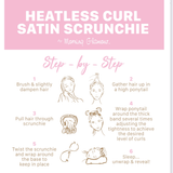 Satin Heatless Curl Scrunchie Hair Accessory