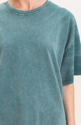 Micky Mineral Wash Oversized Crew Neck T-Shirts