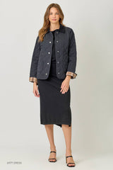 Ginni Contrast Quilted Jacket