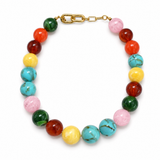 Fall Beaded Statement Necklace