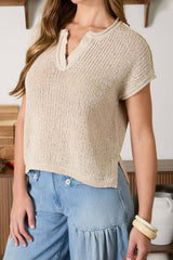 Sienna Short Sleeve Knit Top