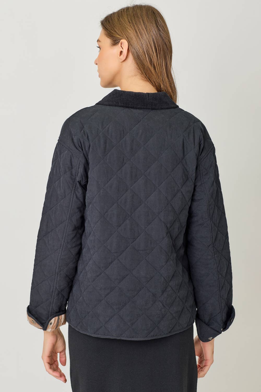 Ginni Contrast Quilted Jacket