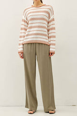 Sunset Striped Sweater