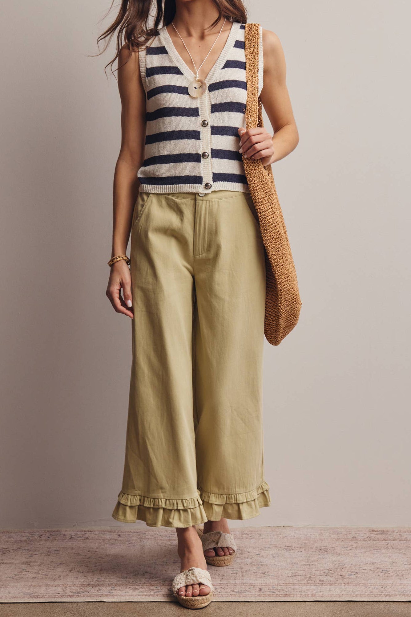 Julia Striped Vest Top
