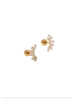 Screwback Stud Earrings - Delaney Gold