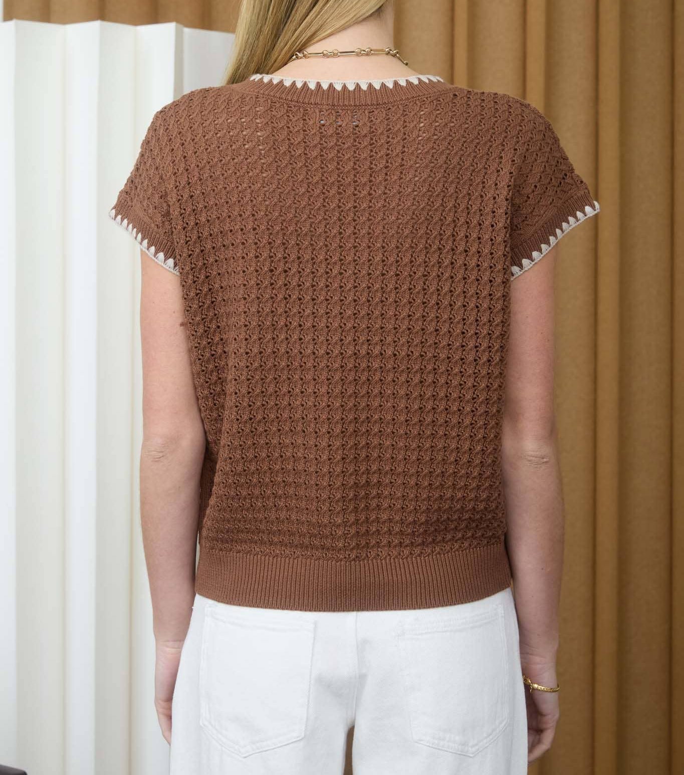 Tonya Textured Knit Sweater