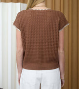 Tonya Textured Knit Sweater