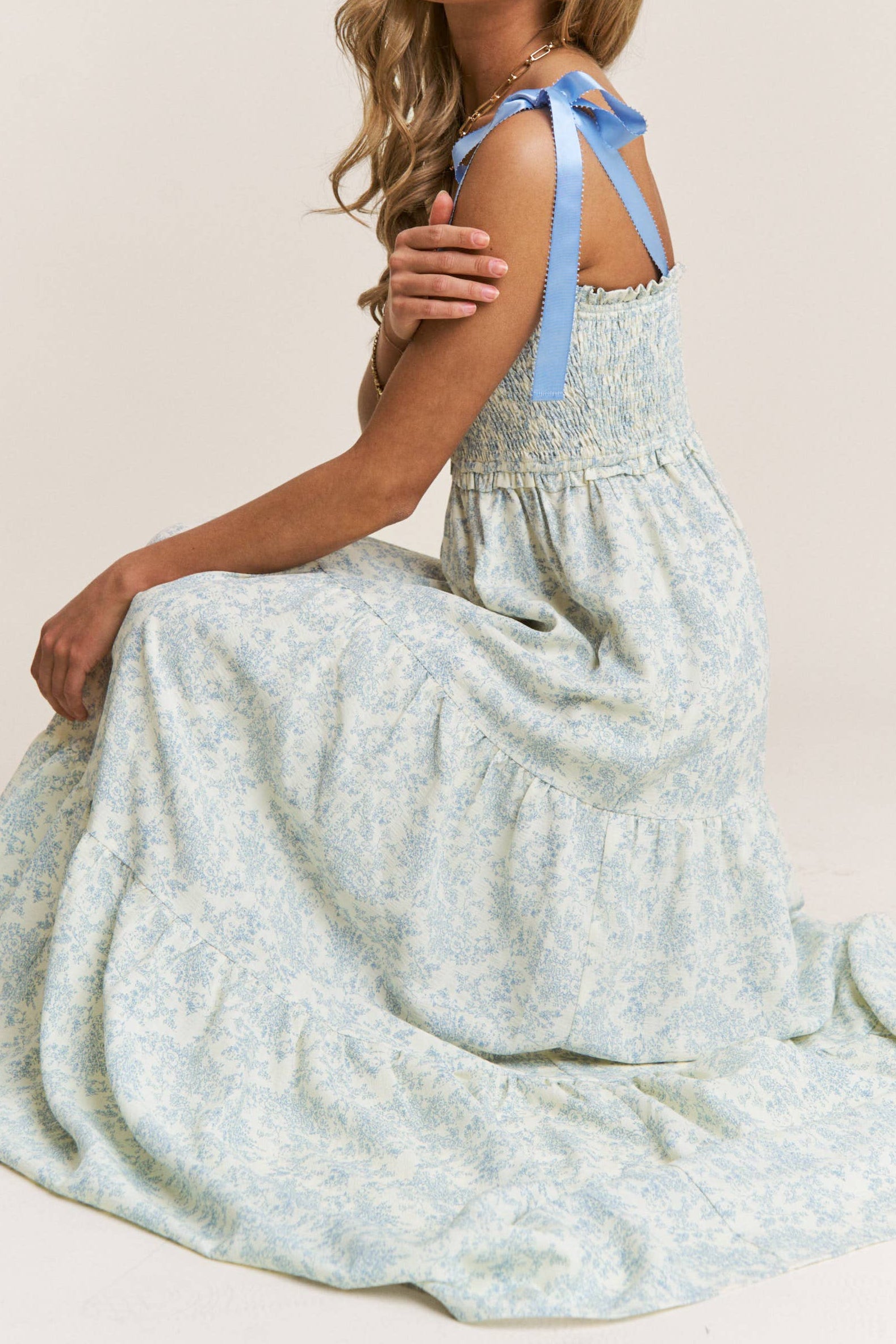 Robby Ribbon Tie Strap Dress