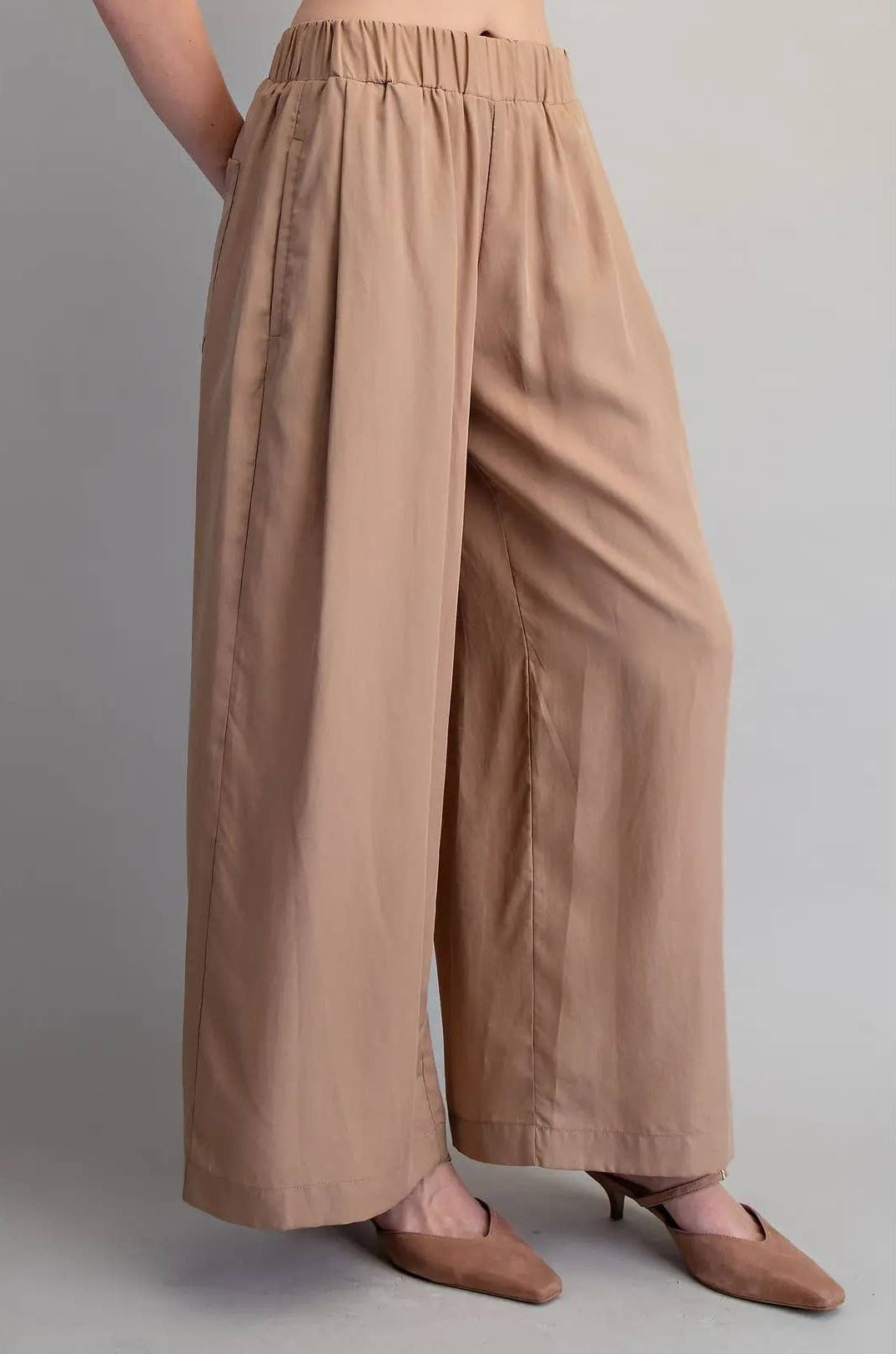 Toffee Brown Wide Leg Pant