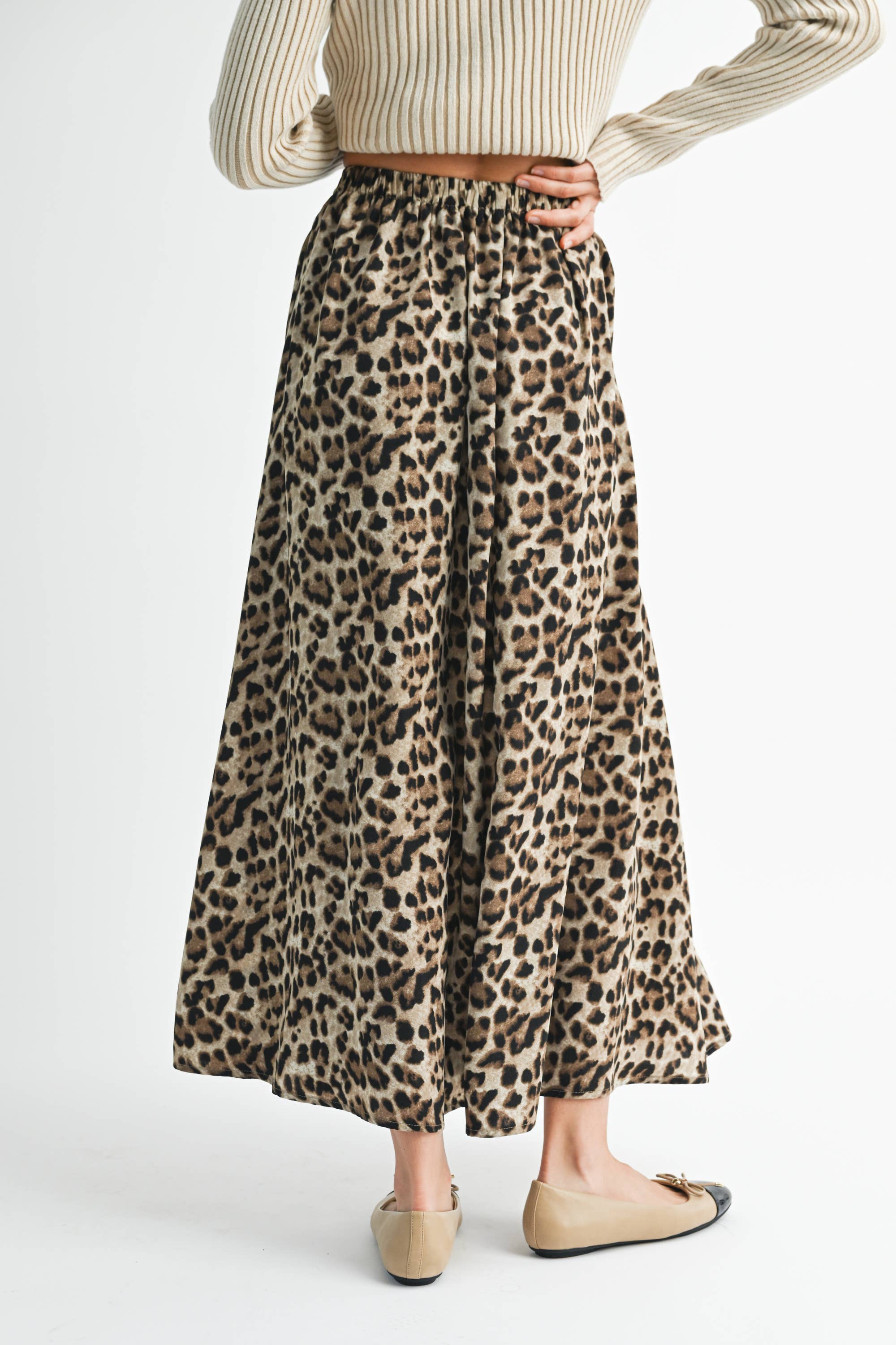 Venice Leopard Maxi Skirt