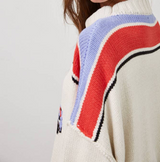 Vintage Car Mock Neck Sweater