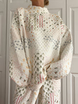 Holly Holiday Quilted Mockneck Sweatshirt