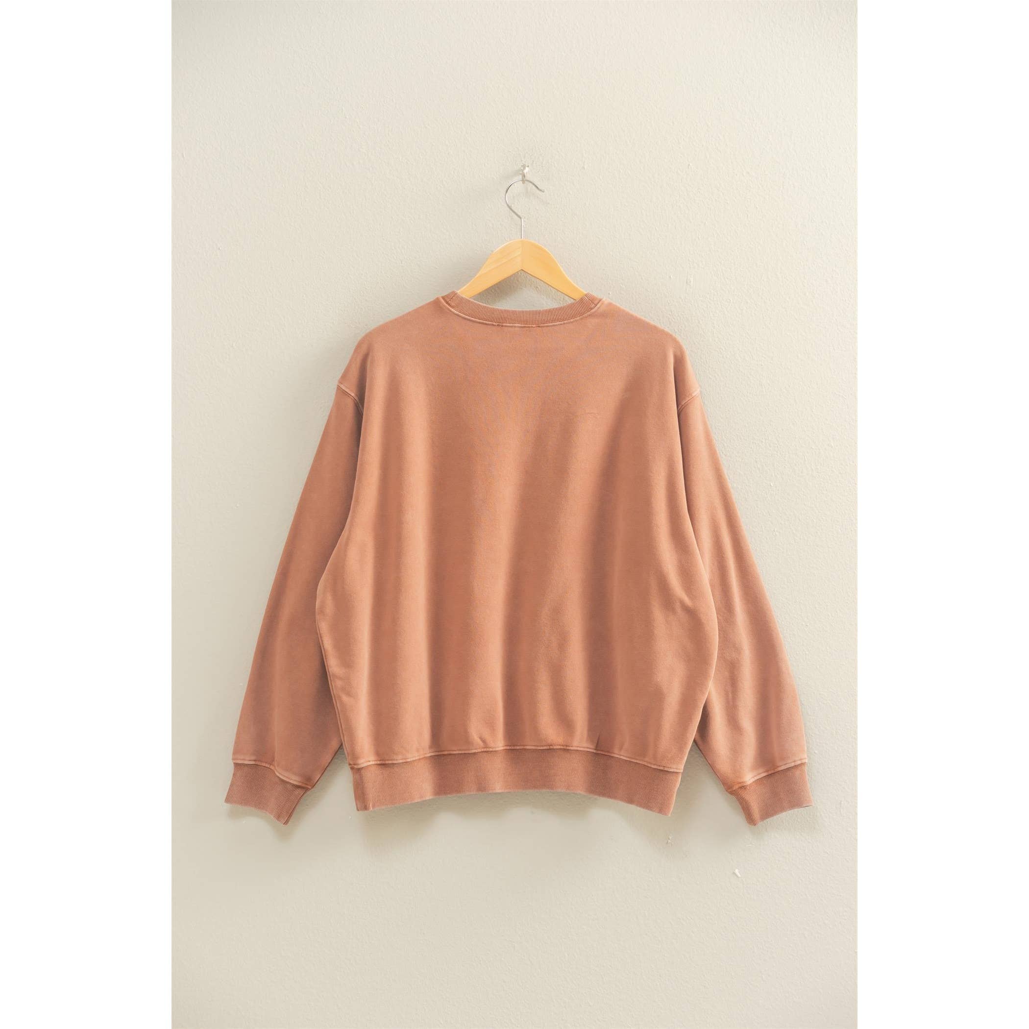 Florence Oversized Mineral Washed Sweatshirt