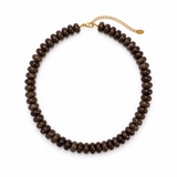 Modern Resin Beaded Statement Necklace