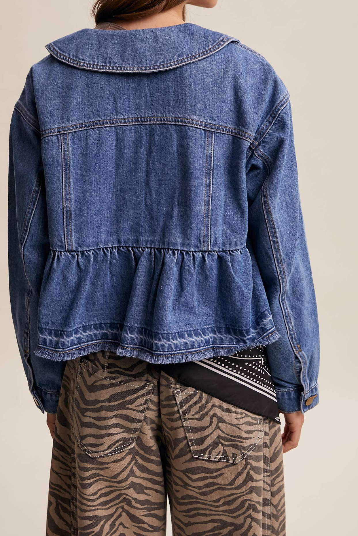 McKenna Ruffle Hem Jacket