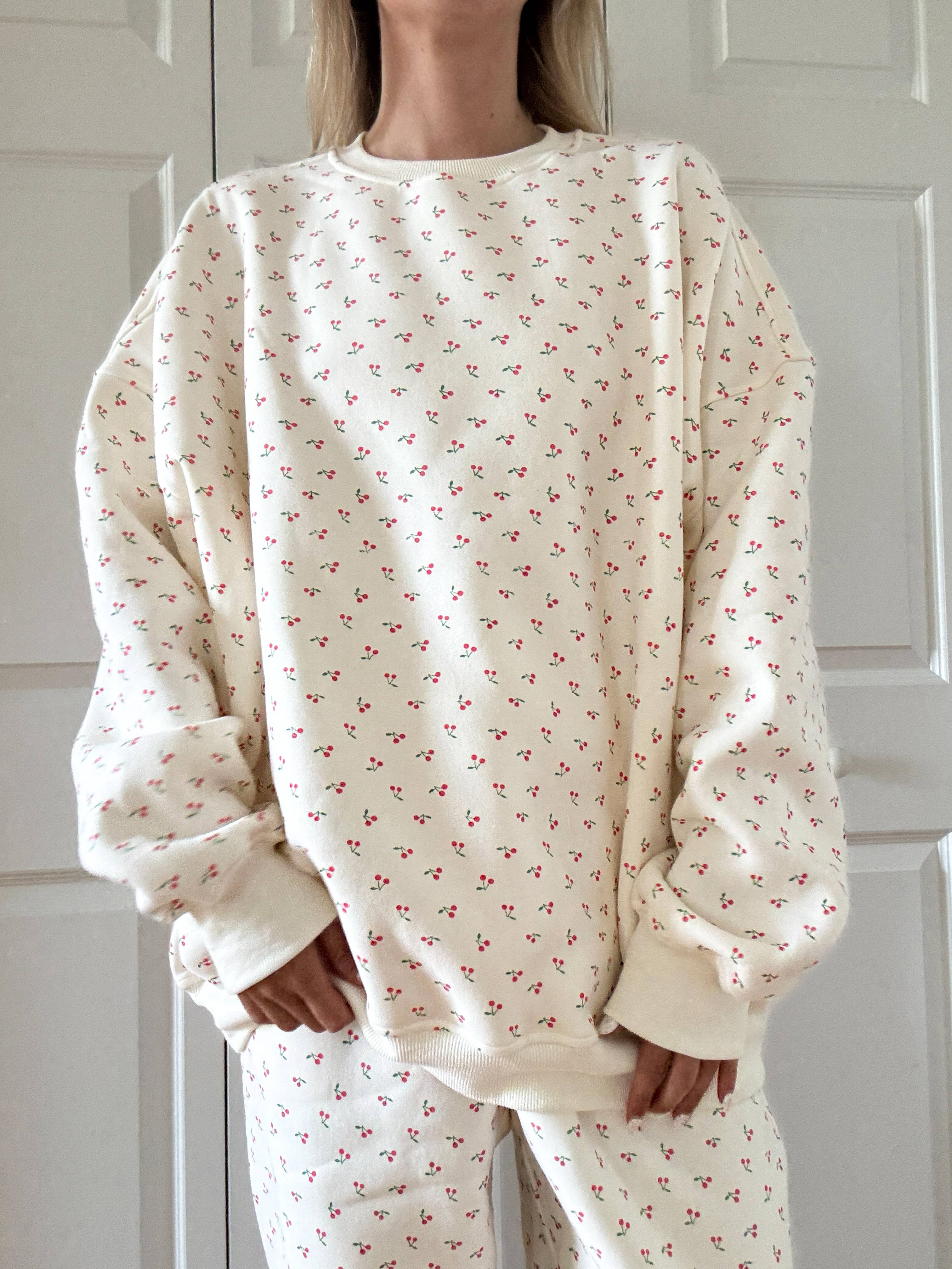 Oh Cherries All Over Sweatshirt