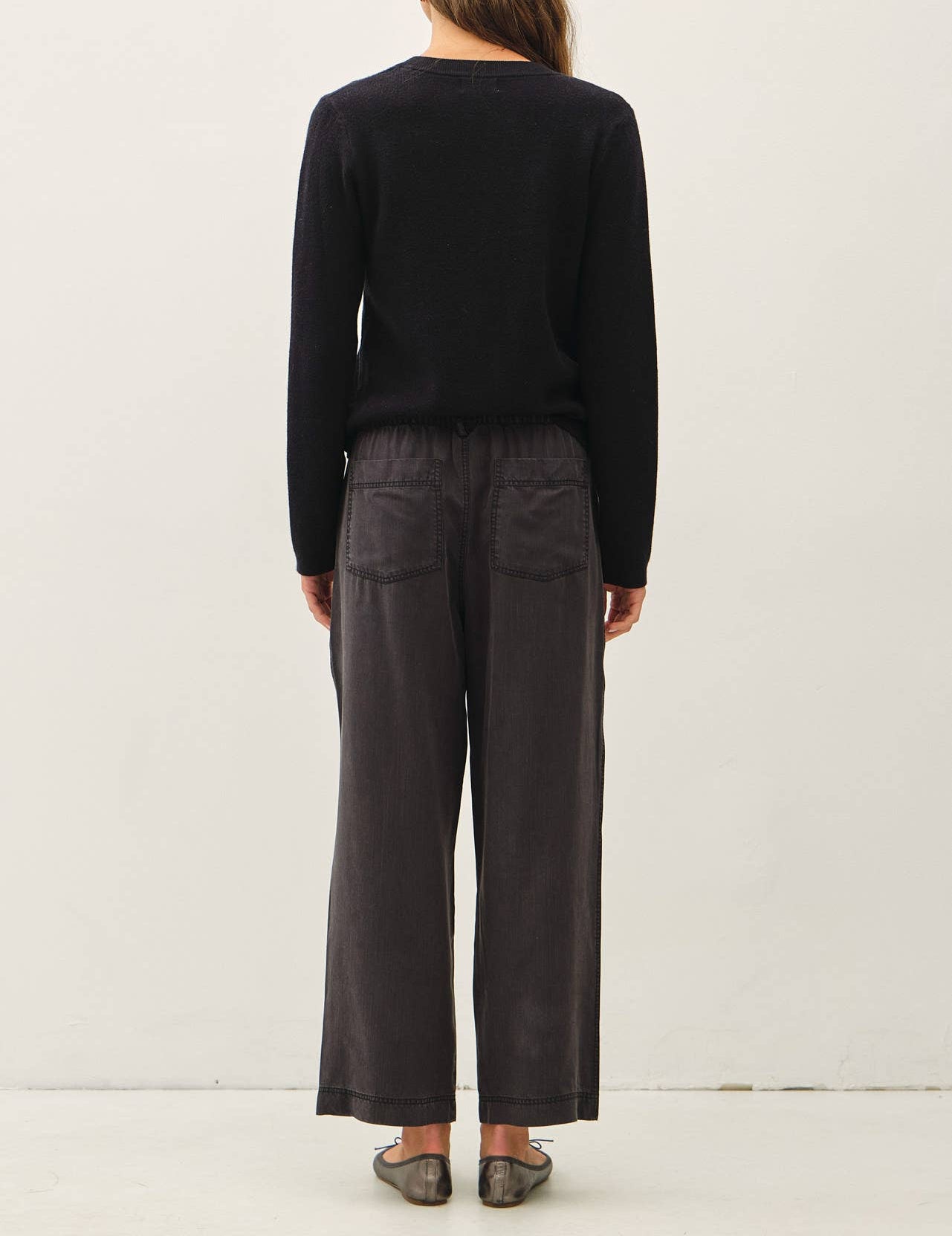 Hallie Tencel Washed Wide Leg Pant