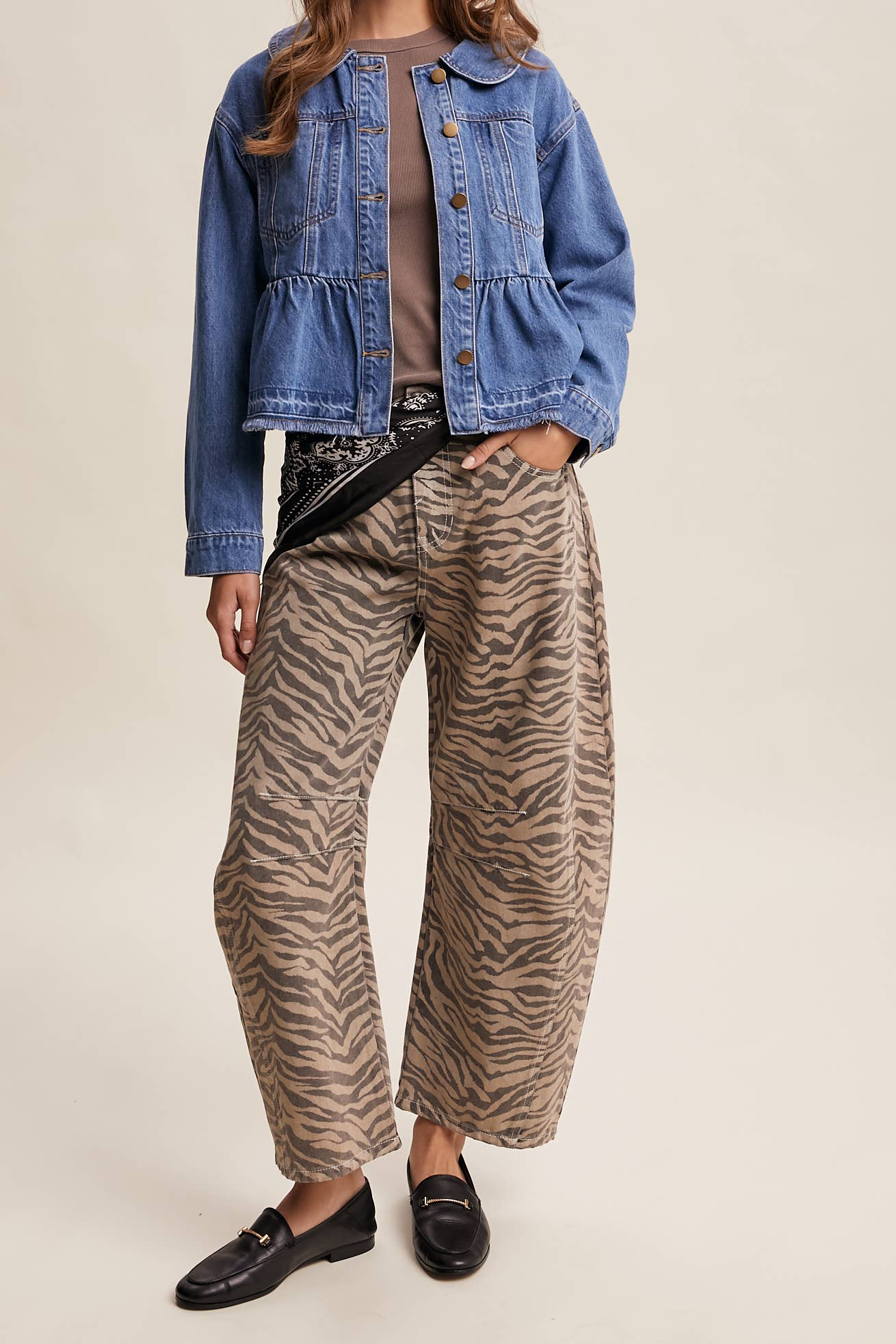 McKenna Ruffle Hem Jacket