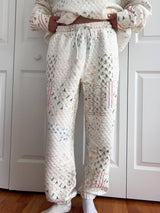 Holly Holiday Quilted Joggers