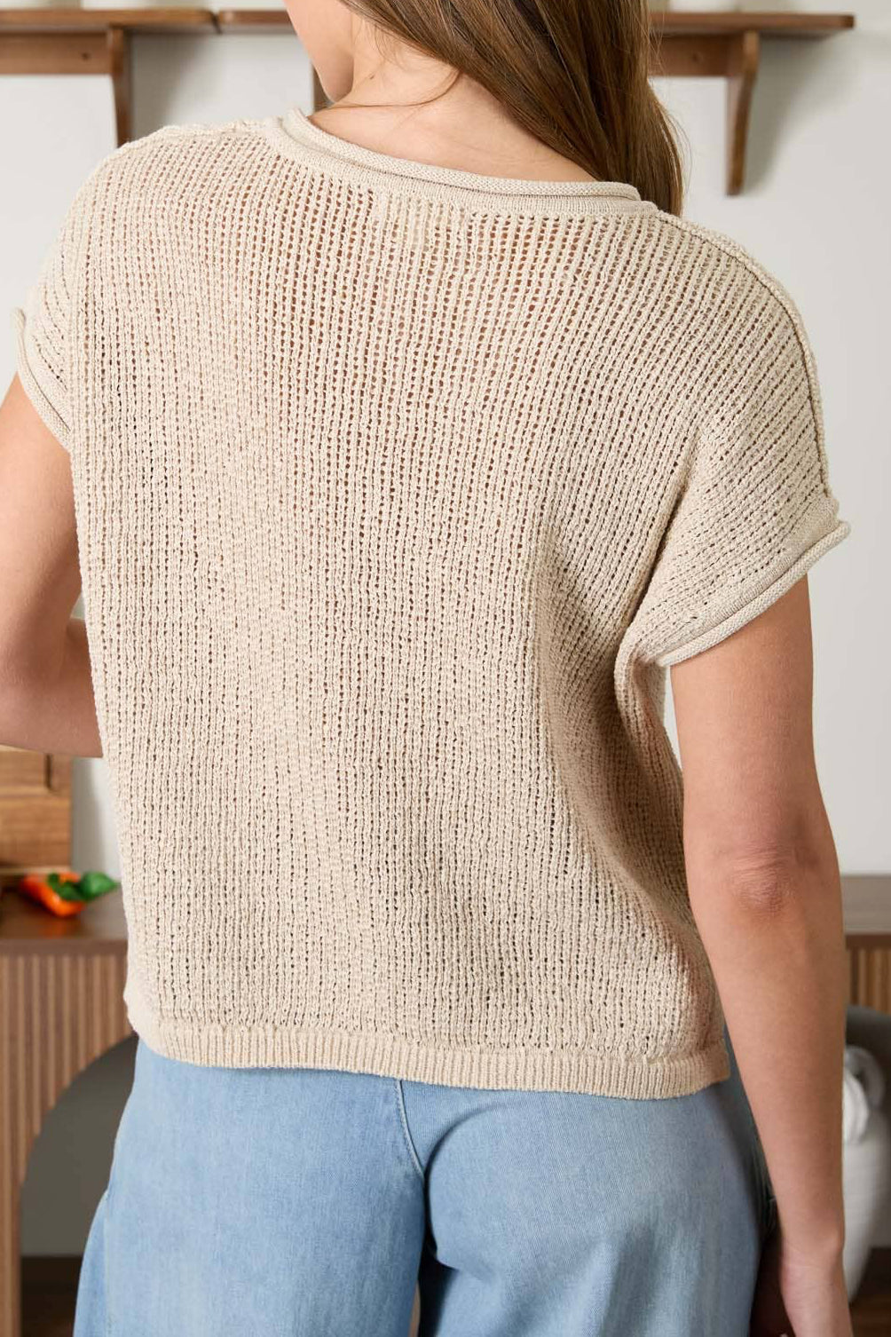 Sienna Short Sleeve Knit Top