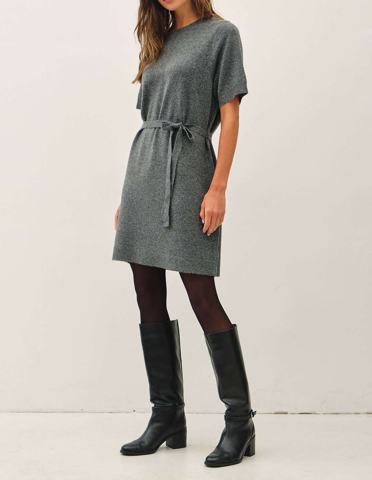 Kimmy Knit Dress With Tie