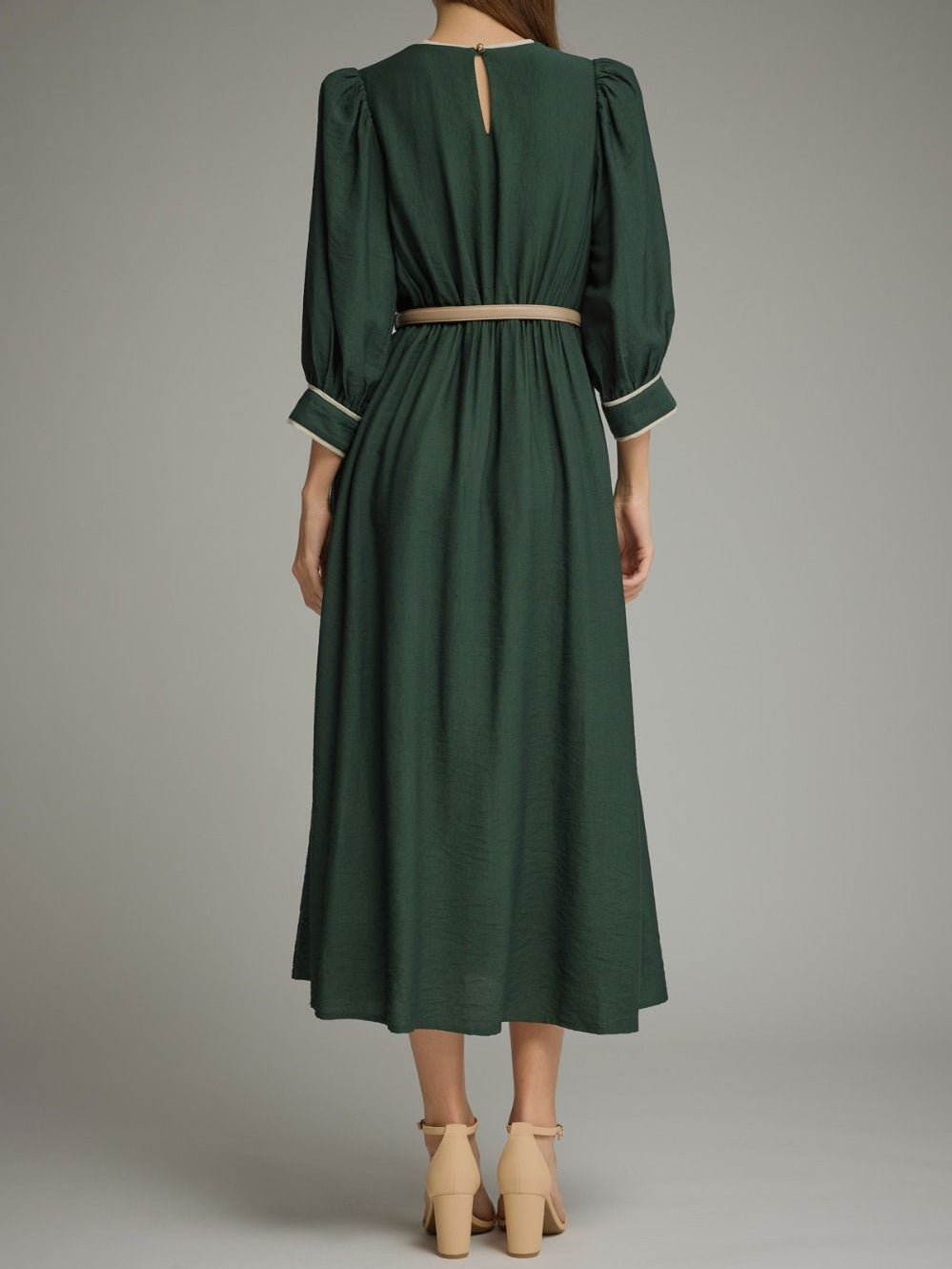 Miriam 3/4 Sleeve Midi Dress