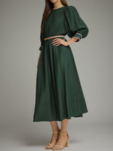 Miriam 3/4 Sleeve Midi Dress